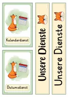Vorschau - Poster - Klassendienste (Fuchsklasse) - Seite 1