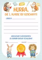 Vorschau - Fördermaterial/Inklusion - Zeugnis 1. Klasse | Das wahre Zeugnis | Urkunden Schuljahresende | Erstes Zeugnis | Abschluss der 1. Klasse | Schuljahresende Grundschule | Abschluss & Belohnung - Seite 2