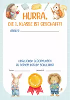 Vorschau - Fördermaterial/Inklusion - Zeugnis 1. Klasse | Das wahre Zeugnis | Urkunden Schuljahresende | Erstes Zeugnis | Abschluss der 1. Klasse | Schuljahresende Grundschule | Abschluss & Belohnung - Seite 3
