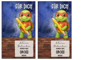 Vorschau - Anderer Materialtyp - Abschiedsgeschenk Schildkrötenklasse Klassentier Schildkröte - Seite 3