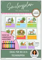Vorschau - Poster - Smileyplan (Waldtiere) - Deckblatt