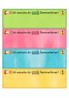 Vorschau - Anderer Materialtyp - Coole Feriengrüße (Fuchsklasse) - Seite 1