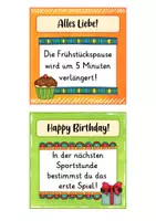 Vorschau - Anderer Materialtyp - Geburtstagswürfel (Fuchsklasse) - Seite 1
