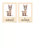 Vorschau - Bildkarten - Gefühls-Karten lama - Seite 3