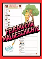 Vorschau - Spiele - Feuerwehr-Malgeschichte - Deckblatt