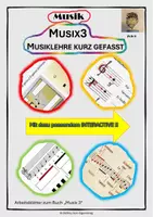 Vorschau - Arbeitsblätter - Arbeitsblatt zu "Musix3" Musiklehre kurz gefasst + Interactive - Deckblatt