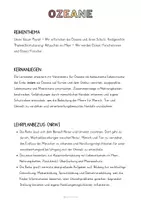Vorschau - Stundenentwürfe - Materialpaket: Ozean - Unterrichtsreihe, UB-Stunde und Material - Seite 1