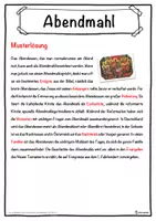 Vorschau - Unterrichtsreihen - Abendmahl Lückentext mit Wortspeicher Hörverstehen und Suchsel - Seite 2