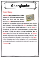 Vorschau - Unterrichtsreihen - Aberglaube Lückentext mit Wortspeicher Hörverstehen und Suchsel - Seite 2