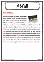 Vorschau - Unterrichtsreihen - Abfall Lückentext mit Wortspeicher Hörverstehen und Suchsel - Seite 2