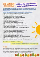 Vorschau - Anderer Materialtyp - Die Sommer-Challenge - Deckblatt