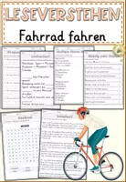 Vorschau - Arbeitsblätter - Fahrrad fahren, Lesen und Verstehen Arbeitsblätter mit Lesetext, Fragen - Deckblatt