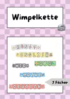 Vorschau - Anderer Materialtyp - Wimpelkette Fächer Wandbehang - Deckblatt