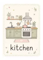 Vorschau - Arbeitsblätter - My Home Flashcards + Arbeitsblätter (Wohnräume) - Seite 1