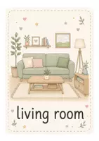 Vorschau - Arbeitsblätter - My Home Flashcards + Arbeitsblätter (Wohnräume) - Seite 3