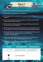 Vorschau - Arbeitsblätter - Interpretieren lernen anhand von "The Beach", Chapter 6 - Seite 1
