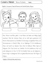 Vorschau - Arbeitsblätter - Gefühle Lesemalblätter | Deutsch & Sachunterricht Klasse 2-3 - Seite 3