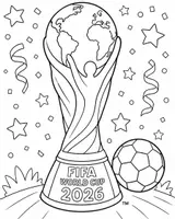 Vorschau - Arbeitsblätter - Fussball WM Ausmalbild - Deckblatt