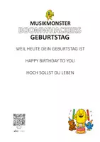 Vorschau - Stundenentwürfe - BOOMWHACKERS GEBURTSTAG – 3 einfache Geburtstagsslieder mit Farbkreisen - Seite 1