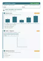 Vorschau - Arbeitsblätter - Mathematik 6 Mittelschule - Daten und Zufall - Seite 1