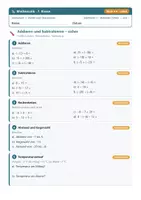 Vorschau - Arbeitsblätter - Mathematik 7 Mittelschule - Zahlen und Operationen - Deckblatt