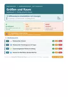Vorschau - Arbeitsblätter - Mathematik 7 Mittelschule - Größen und Raum - Deckblatt