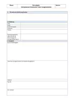 Vorschau - Arbeitsblätter - Schreibplan: Interpretation einer Kurzgeschichte - Deckblatt