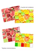 Vista previa - Hojas de trabajo - Tarjetas Cuerda de la belleza y de nomenclatura VERANO - página 1