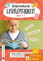 Vorschau - Stundenentwürfe - Fördermaterial Leseflüssigkeit – Klasse 3 – 5: Kopiervorlagen und Übungen zur Steigerung der Lesefertigkeit, mit digitalen Übungen - Deckblatt