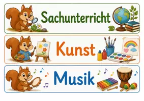 Vorschau - Präsentationen/Tafelbilder - Tagestransparenz - Klassentier Eichhörnchen - Eichhörnchenklasse - Seite 3