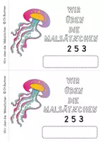 Vorschau - Arbeitsblätter - Arbeitsheft Wochentraining Wir üben die Malsätzchen 2 5 3 - Deckblatt