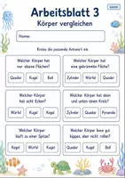 Vorschau - Arbeitsblätter - Würfel und Quader | Mathematik Klasse 2 | 7 Arbeitsblätter als PDF - Seite 3