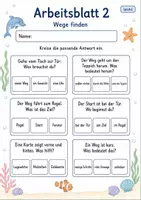 Vorschau - Arbeitsblätter - Orientierung im Raum Klasse 2 | Mathematik Klasse 2 | 7 Arbeitsblätter als PDF - Seite 2