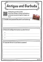 Vorschau - Unterrichtsreihen - Antigua und Barbuda Lückentext mit Wortspeicher Hörverstehen und Suchsel - Seite 3