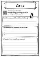 Vorschau - Unterrichtsreihen - Ares Lückentext mit Wortspeicher Hörverstehen und Suchsel - Seite 3