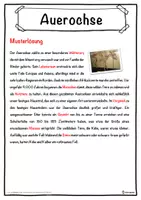 Vorschau - Unterrichtsreihen - Auerochse Lückentext mit Wortspeicher Hörverstehen und Suchsel - Seite 2