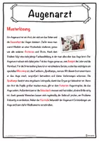 Vorschau - Unterrichtsreihen - Augenarzt Lückentext mit Wortspeicher Hörverstehen und Suchsel - Seite 2