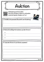 Vorschau - Unterrichtsreihen - Auktion Lückentext mit Wortspeicher Hörverstehen und Suchsel - Seite 3