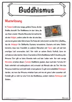 Vorschau - Unterrichtsreihen - Buddhismus Lückentext mit Wortspeicher Hörverstehen und Suchsel - Seite 2