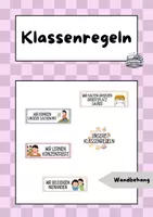 Vorschau - Anderer Materialtyp - Klassenregeln - Deckblatt