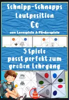 Vorschau - Stationenlernen - 5 Himmel und Hölle Spiele zur Lautposition C - Buchstabe der Woche - Deckblatt
