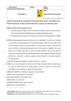 Vorschau - Klassenarbeiten - Klassenarbeit: Dramenszeneninterpretation „Die Physiker" - Deckblatt