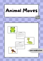 Vorschau - Spiele - Animal Moves (Bewegungskarten/Aufwärmen) - Deckblatt