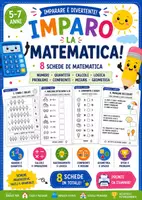 anteprima - Esercizi - IMPARO LA MATEMATICA! 8 schede Operative Estive - Pagina di copertina