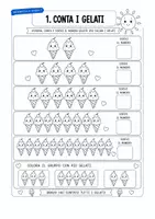 anteprima - Esercizi - IMPARO LA MATEMATICA! 8 schede Operative Estive - Pagina 1