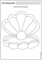 Vorschau - Arbeitsblätter - Nachspurübungen Meeresbewohner: Graphomotorik & Feinmotorik trainieren in Vorschule & Kindergarten 1. Klasse (Nachspurvorlagen) - Seite 2