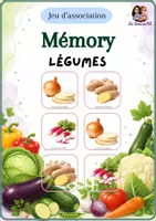 Aperçu - Apprentissages en autonomie - Mémory légumes - Page de couverture