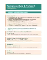 Vorschau - Fördermaterial/Inklusion - Formelsammlung & Merkblatt – Prismen, Zylinder & Lineare Gleichungssysteme | 4. Klasse Mittelschule - Deckblatt