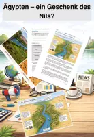 Vorschau - Arbeitsblätter - Ägypten - Ein Geschenk des Nils? Einstieg in das Alte Ägypten - Deckblatt