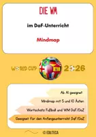 Vorschau - Arbeitsblätter - Die WM - Mindmaps (5 und 10 Äste) - Deckblatt
